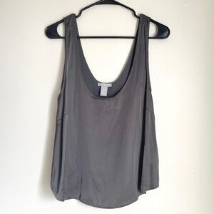 H&M dove-gray scoop-neck tank